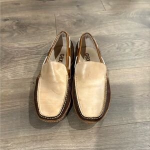 GBX Tan and Brown Loafers